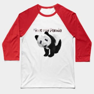 I love my panda Baseball T-Shirt